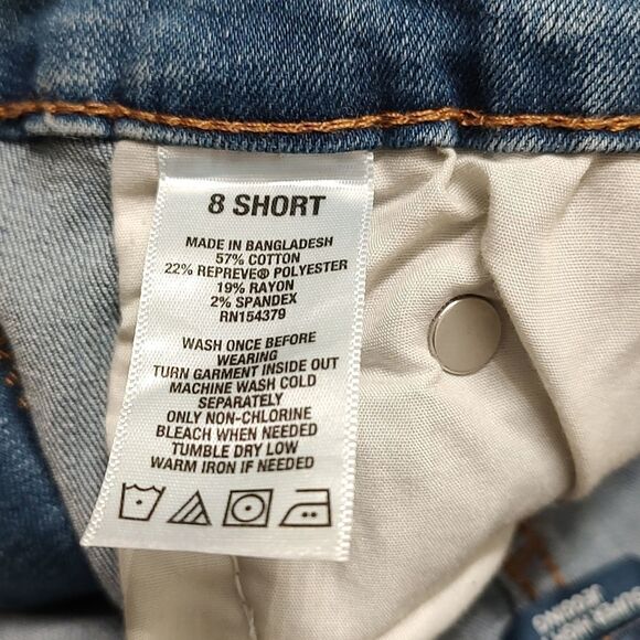 Aeropostale Seriously Stretchy  Super High Waist Distressed Jeggings Sz 8S - Picture 10 of 11